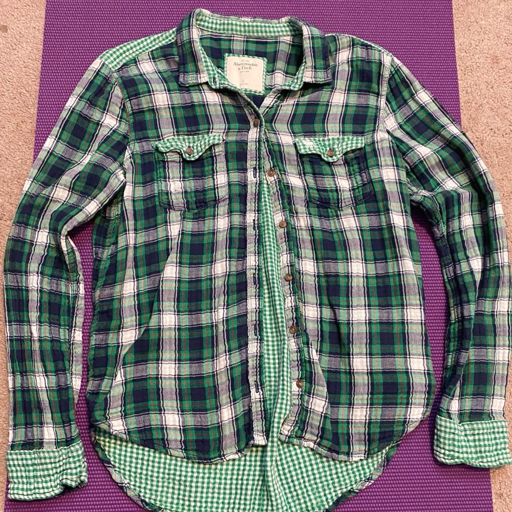 Green Button Down Shirt
